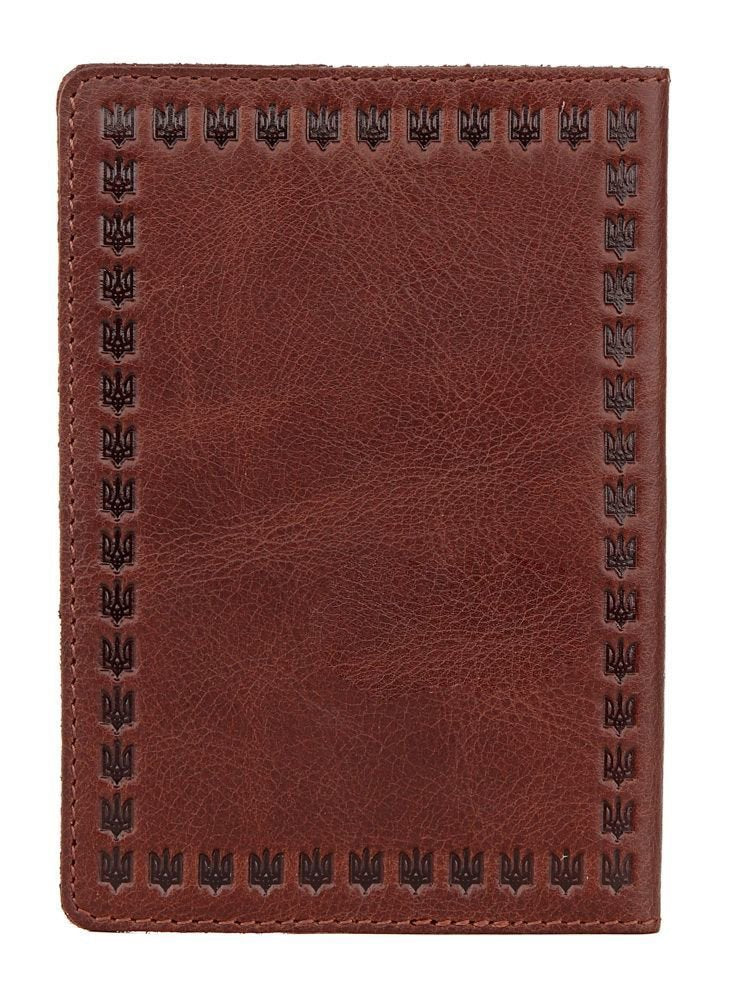 Reliable SHVIGEL Leather Passport Cover 16133 Made in Ukraine Natural Leather