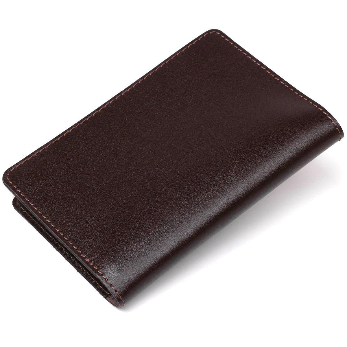 Large Driver Document Cover SHVIGEL 13986 Brown Natural Leather Wallet