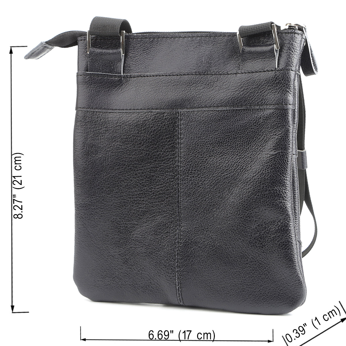 Leather Bag SHVIGEL 00966 Blue Natural Leather Handmade from Ukraine