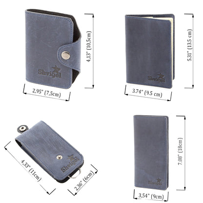 Stylish SHVIGEL Leather Accessories Set 10075 – Genuine Leather from Ukraine