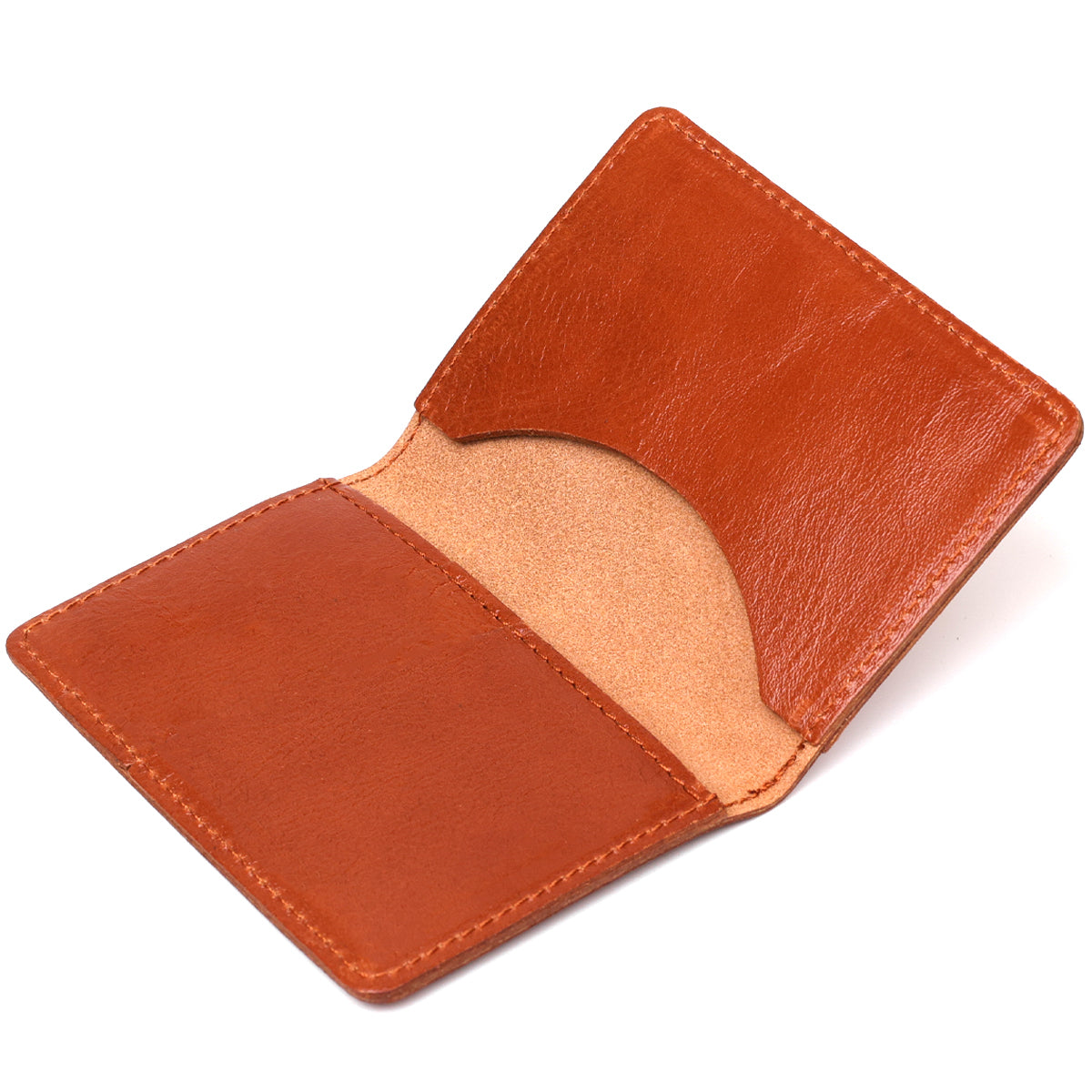 Leather Business Card Holder SHVIGEL 00115 Natural Leather for Business Cards, Ukraine