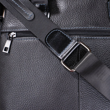Leather Men's Bag SHVIGEL 11114 Black Natural Leather Stylish Design