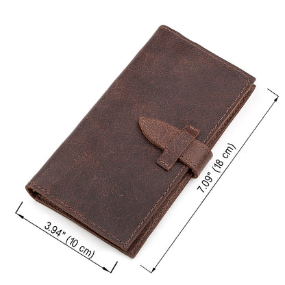 Leather Wallet SHVIGEL 13933 Brown Premium Quality Genuine Leather Crafted in Ukraine