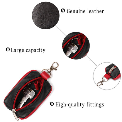 Leather Key Holder SHVIGEL 13952, Made in Ukraine – Genuine Leather, Ideal for Keys