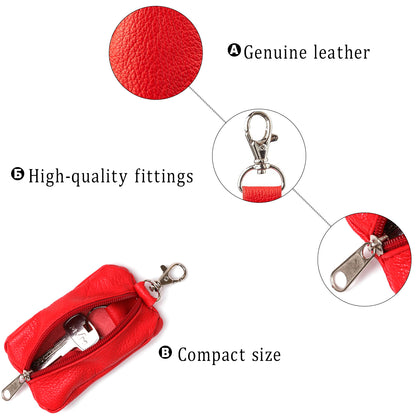 Bright Leather Key Holder Shvigel 13953 Natural Leather Made in Ukraine