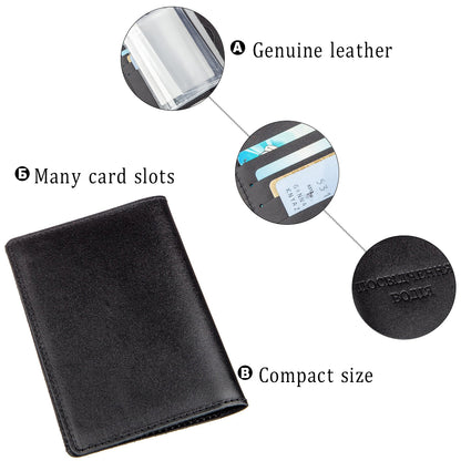Large SHVIGEL Driver Document Cover 13985 Black Natural Leather, Ukraine
