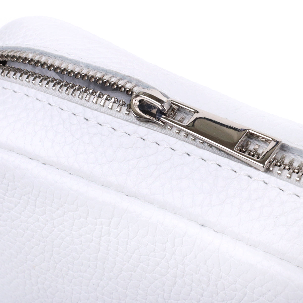 Universal Classic Crossbody Bag by SHVIGEL 22840 in White Natural Leather