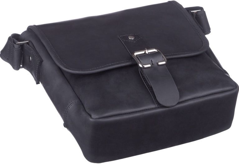 SHVIGEL Leather Bag 11037 Black - Genuine Ukrainian Leather, Stylish Design