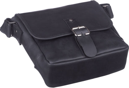 SHVIGEL Leather Bag 11037 Black - Genuine Ukrainian Leather, Stylish Design