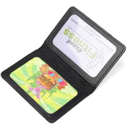 Leather Cover for Driver's License SHVIGEL 13929 Black Genuine Leather, Ukraine