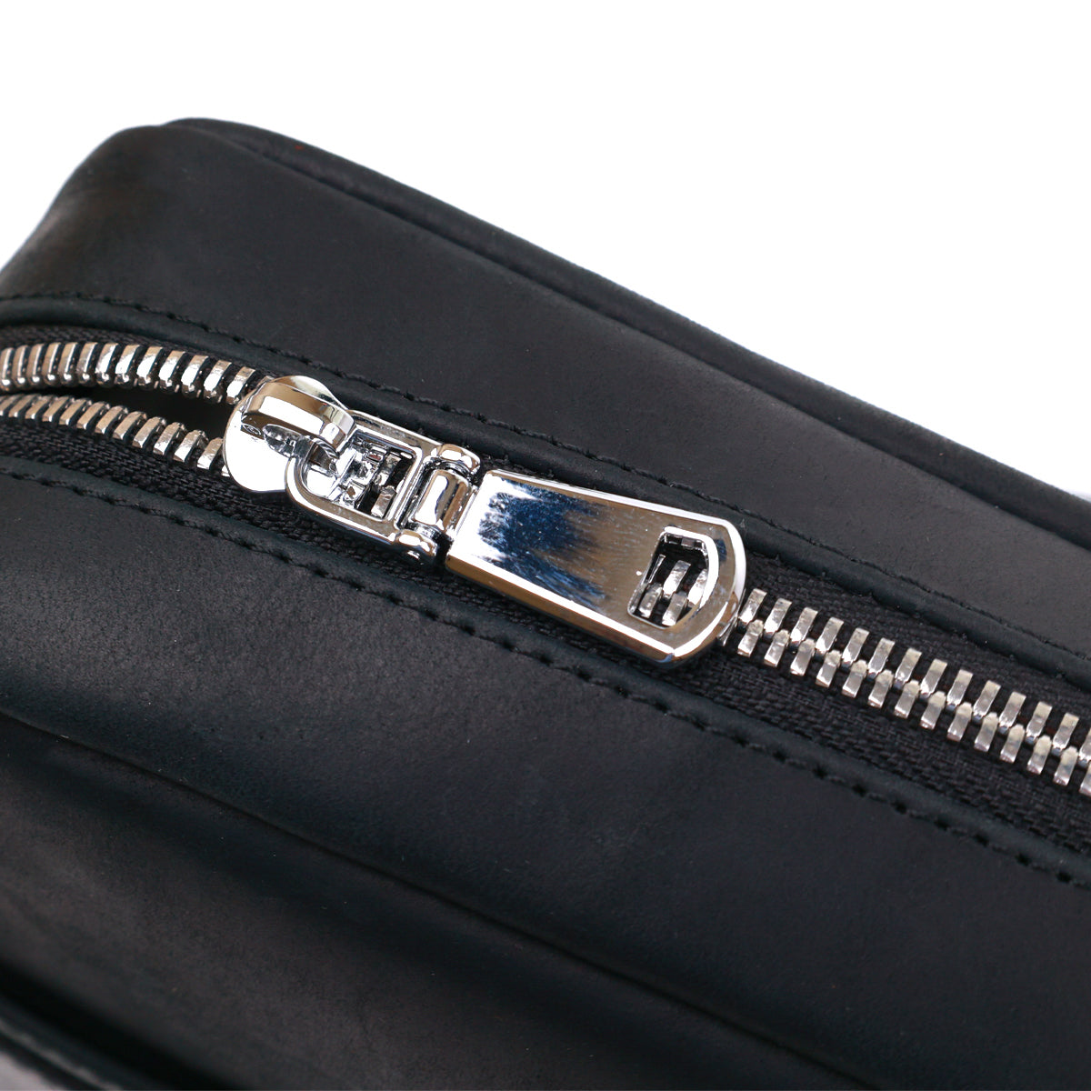 Vintage Men’s Shoulder Bag SHVIGEL 16331 Black Genuine Leather, Ukraine Made