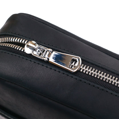 Vintage Men’s Shoulder Bag SHVIGEL 16331 Black Genuine Leather, Ukraine Made