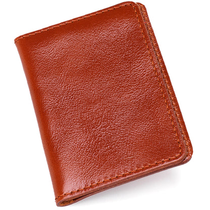 Leather Cover for Driver's Plastic Documents SHVIGEL 16076 Natural Leather, Ukraine