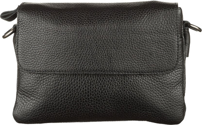 Men's Leather Bag SHVIGEL 11038 Black Natural Leather Made in Ukraine