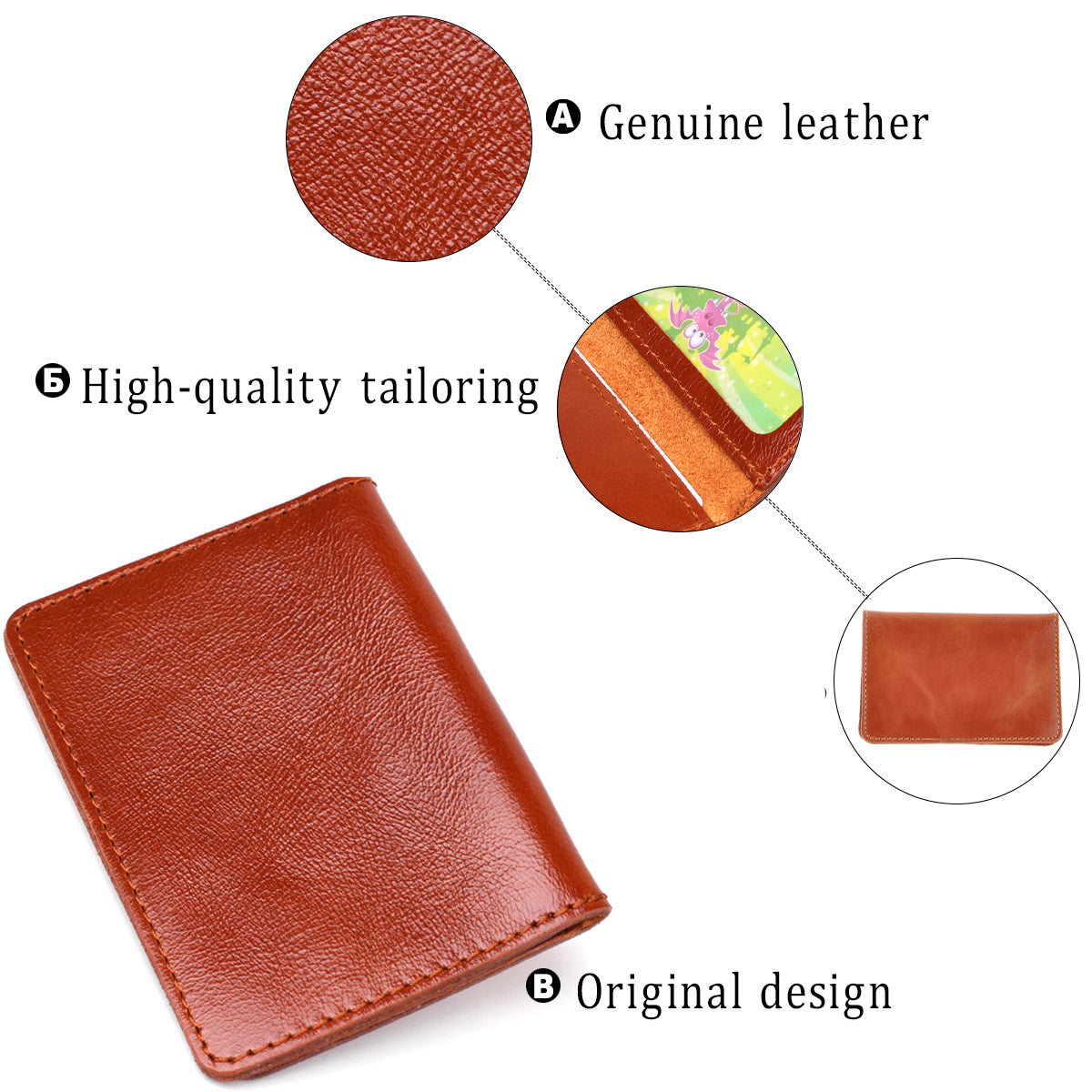 Leather Cover for Driver's Plastic Documents SHVIGEL 16076 Natural Leather, Ukraine