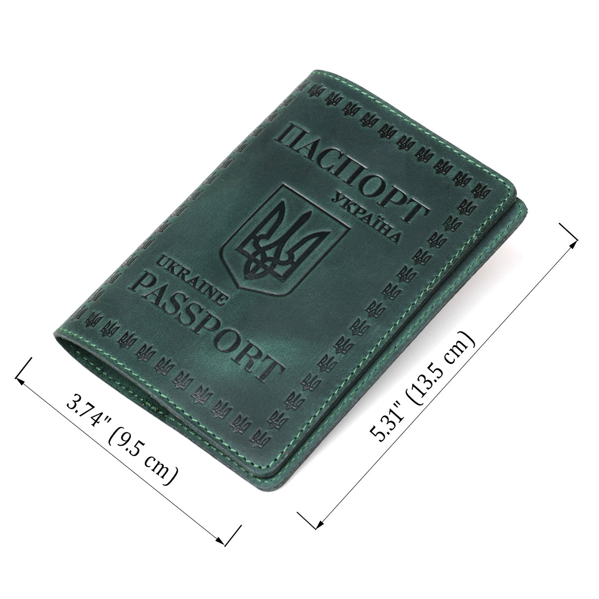Genuine Leather Passport Cover SHVIGEL 16134 - High-Quality Ukrainian Design