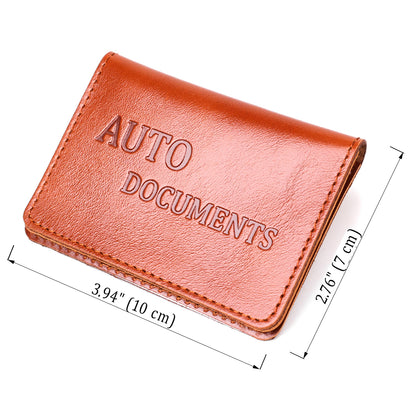 Genuine Leather Driver's License Cover SHVIGEL 16137 Ukraine Natural Leather Black