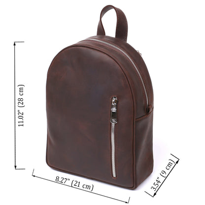 Universal Women's Backpack SHVIGEL 16329 Brown Genuine Leather Fashion Bag