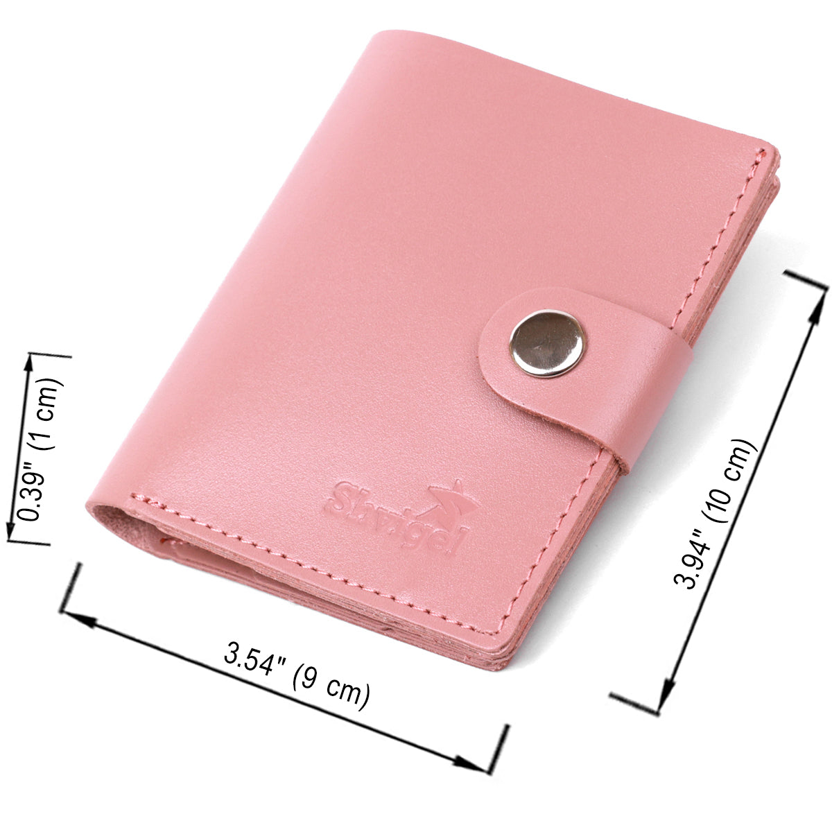 Women's Genuine Leather Wallet SHVIGEL 16509 Pink - Crafted in Ukraine from High-Quality Leather