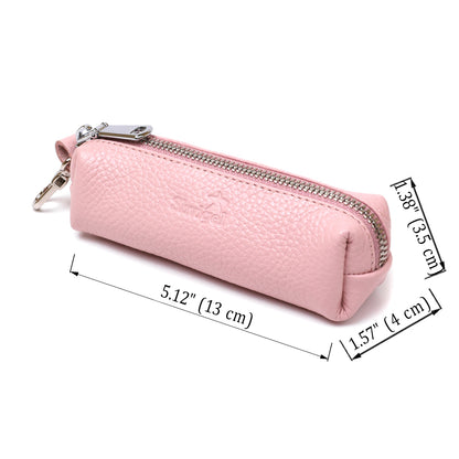Stylish Women's Key Holder SHVIGEL 16538 Pink Genuine Leather for Keys