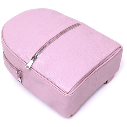 Small Women's Backpack SHVIGEL 16305 Lilac Genuine Leather Stylish Design
