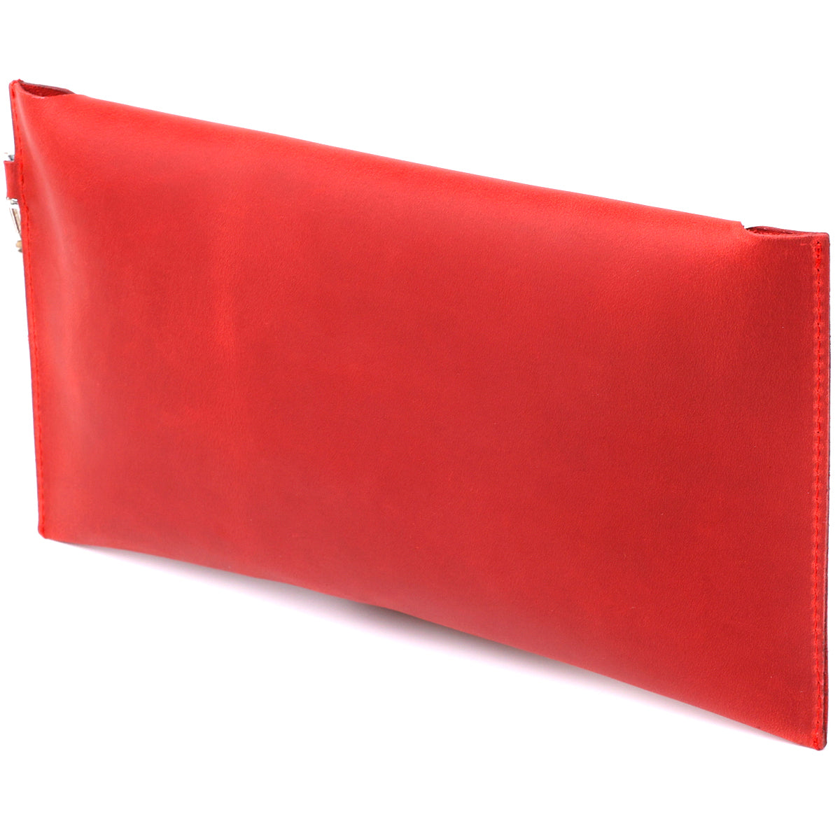 Vintage Leather Travel Cosmetic Bag SHVIGEL 16427 Red Genuine Leather for Women