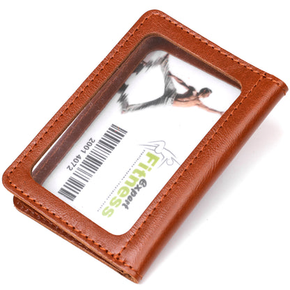 Genuine Leather Driver's License Cover SHVIGEL 16080 | Ukraine Made, Black Color