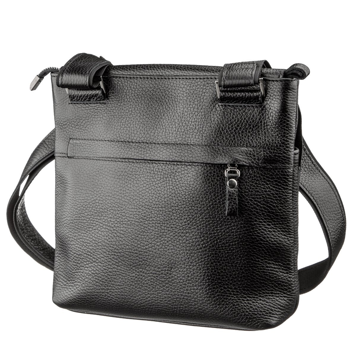 Genuine Leather Bag SHVIGEL 11157 Black - Stylish and Durable Ukrainian Design