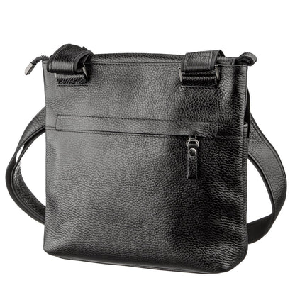 Genuine Leather Bag SHVIGEL 11157 Black - Stylish and Durable Ukrainian Design