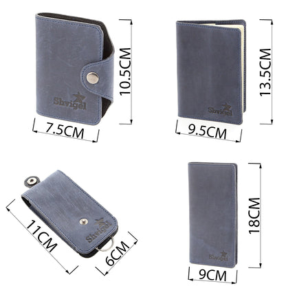 Stylish SHVIGEL Leather Accessories Set 10075 – Genuine Leather from Ukraine