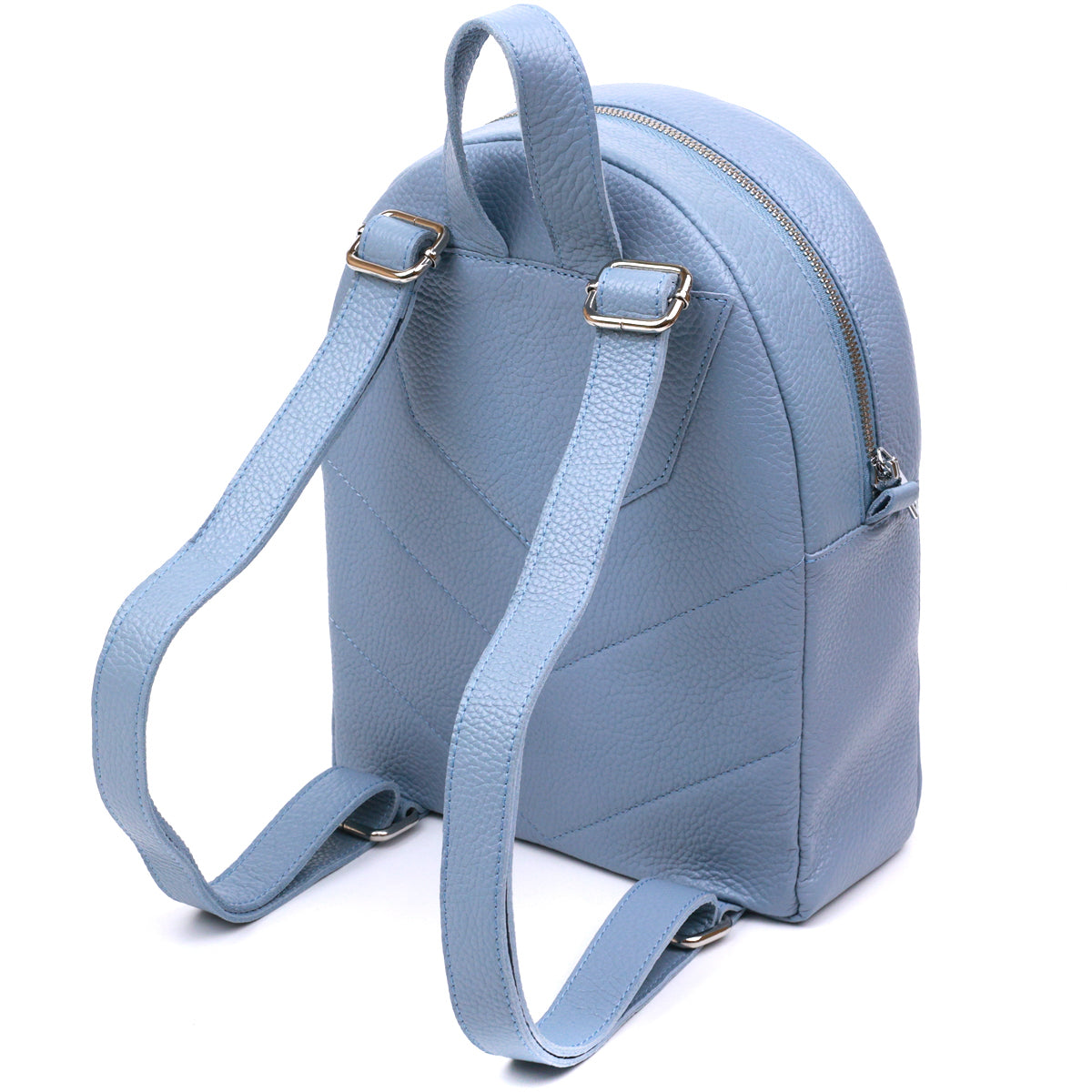 Stylish Women's Backpack SHVIGEL 16318 Blue Genuine Leather Casual Design