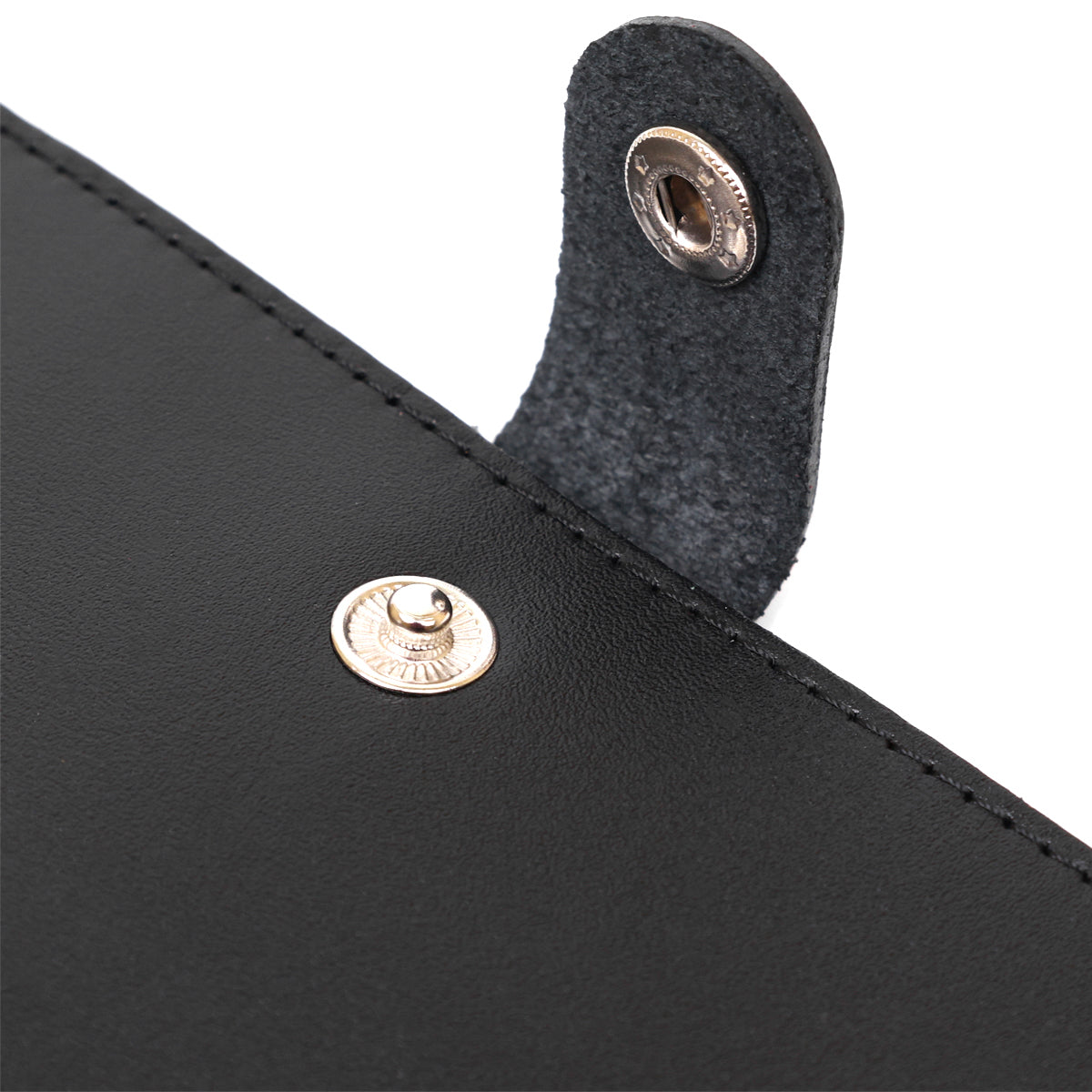 Comfortable Men's Travel Case SHVIGEL 16523 Black Genuine Leather Design