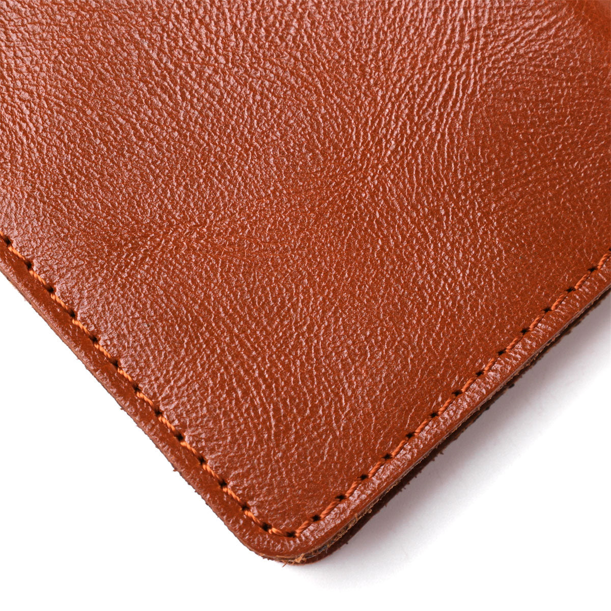 Driver's License Cover SHVIGEL 13928 Leather Rust Color Made in Ukraine