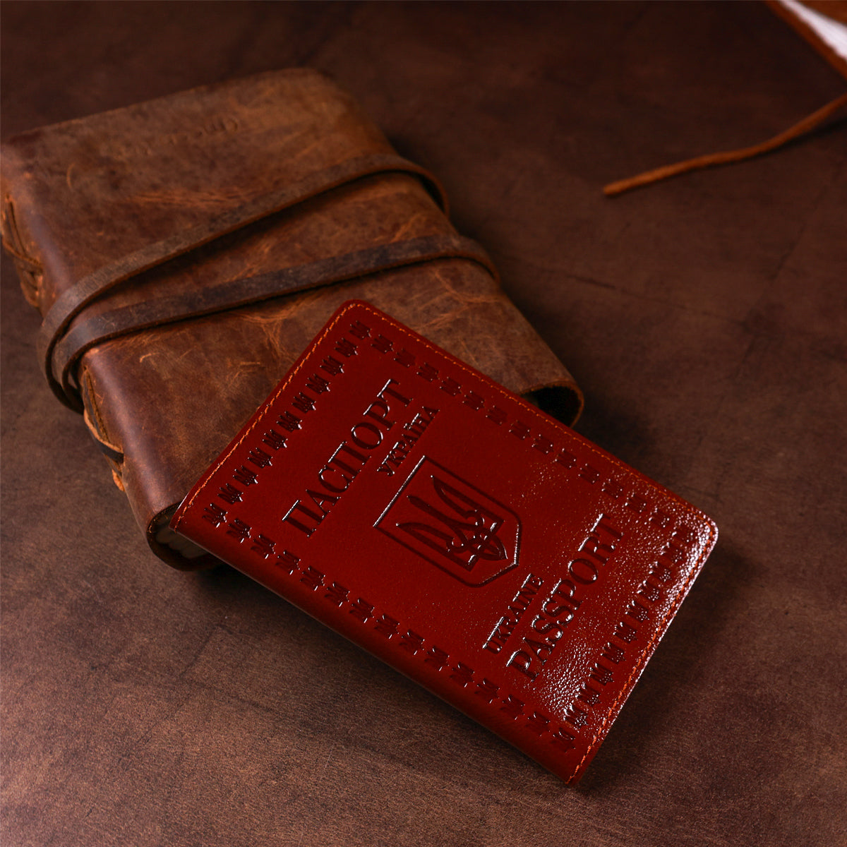 Reliable SHVIGEL Leather Passport Cover 16133 Made in Ukraine Natural Leather