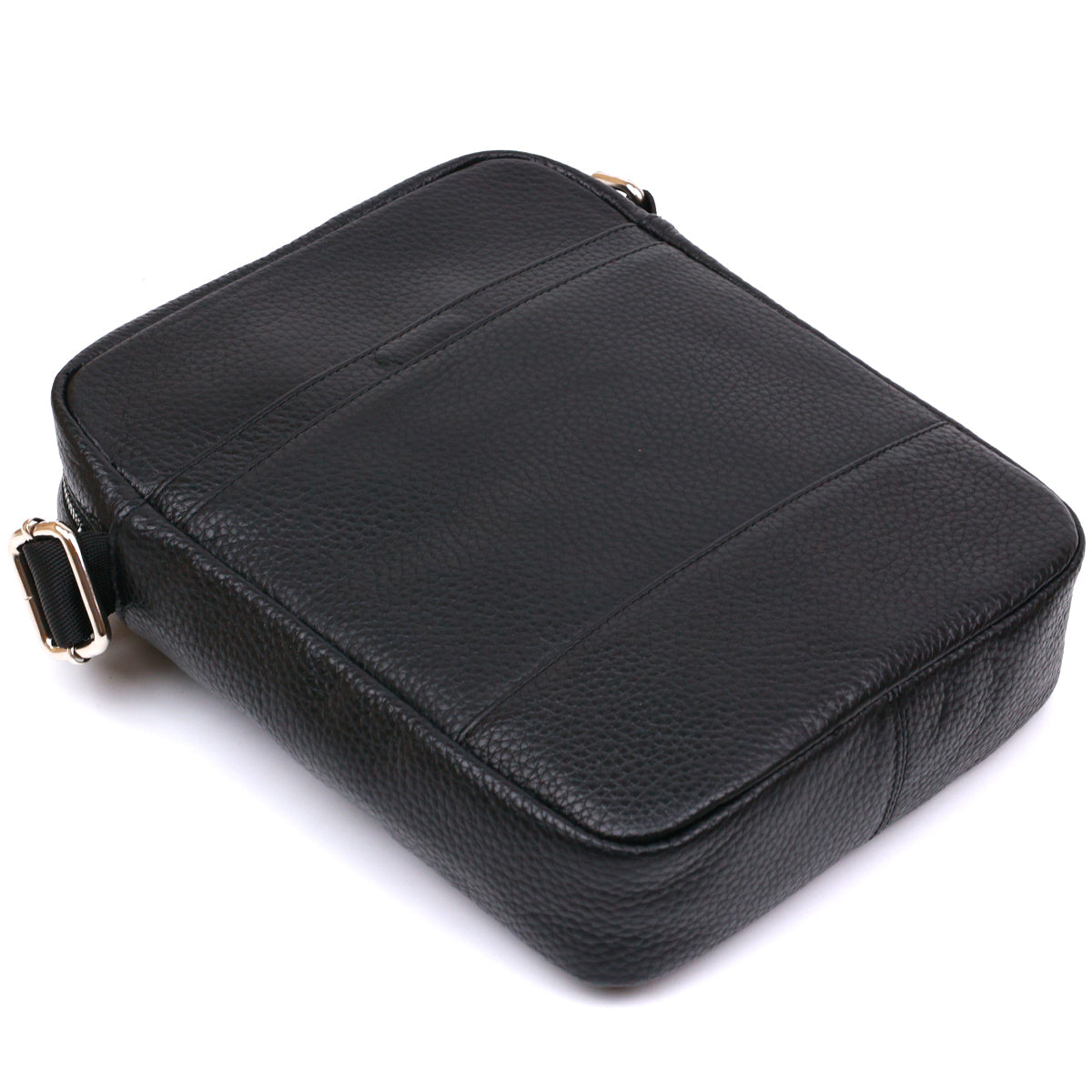 Men's Shoulder Bag SHVIGEL 16334 Black Genuine Leather Practical Design