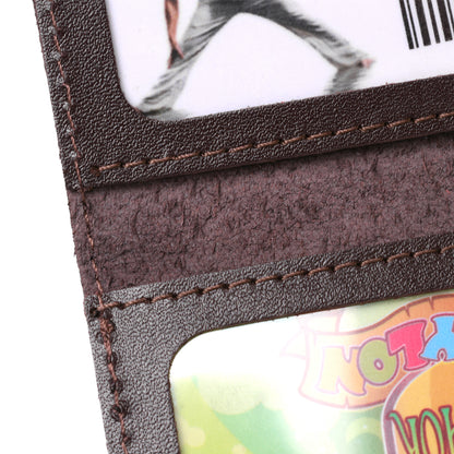 Leather Driver's License Cover SHVIGEL 13971 Brown Natural Leather Durable Design