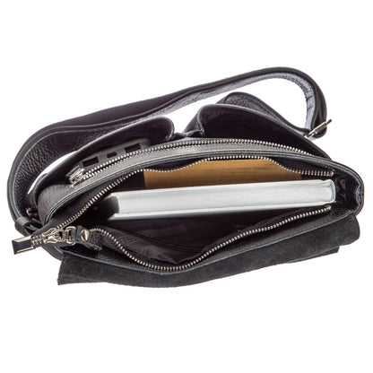Genuine Leather Bag SHVIGEL 11157 Black - Stylish and Durable Ukrainian Design