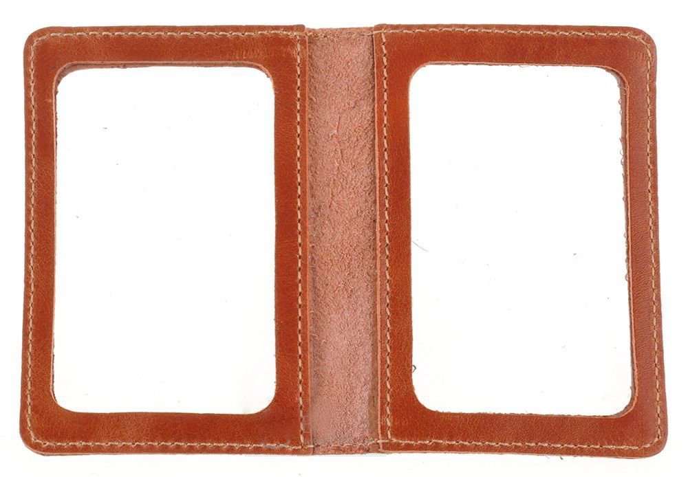 Genuine Leather Driver's License Cover SHVIGEL 16080 | Ukraine Made, Black Color