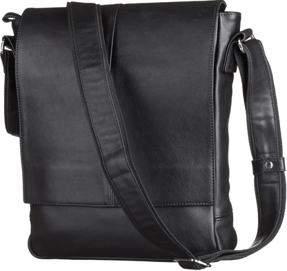 SHVIGEL Genuine Leather Bag 00859 Black - Stylish Ukrainian Design and Premium Quality