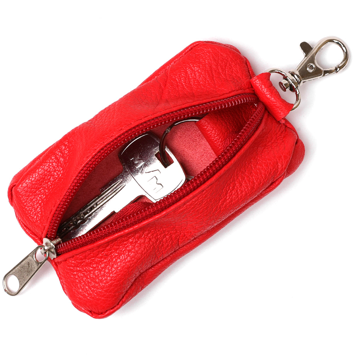 Bright Leather Key Holder Shvigel 13953 Natural Leather Made in Ukraine