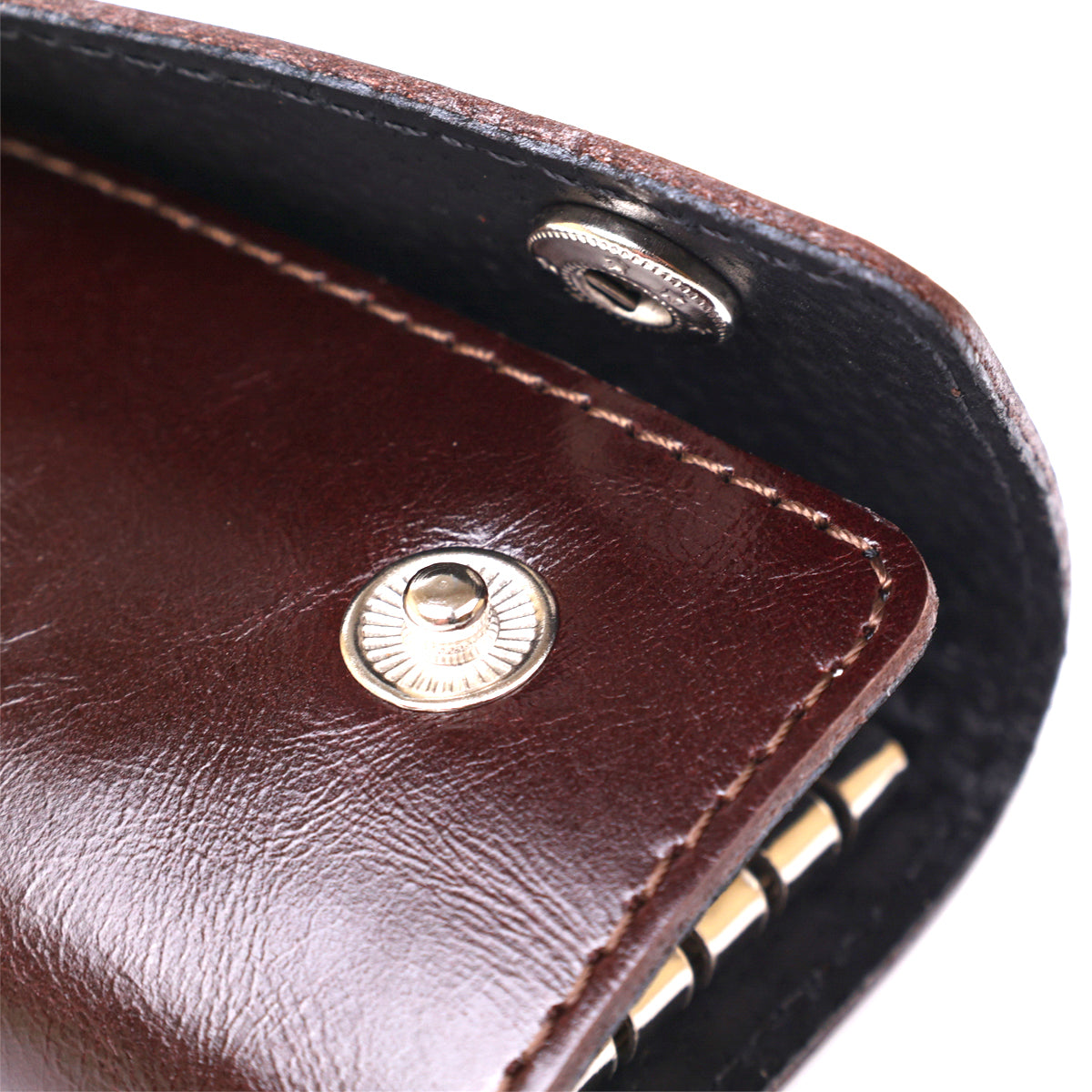 Convenient Leather Key Holder SHVIGEL 16534 Brown Natural Leather for Keys