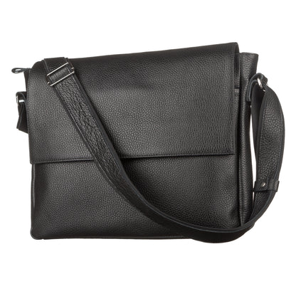 Leather Bag SHVIGEL 11043 Black - Made in Ukraine, Genuine Leather Material, Stylish Design