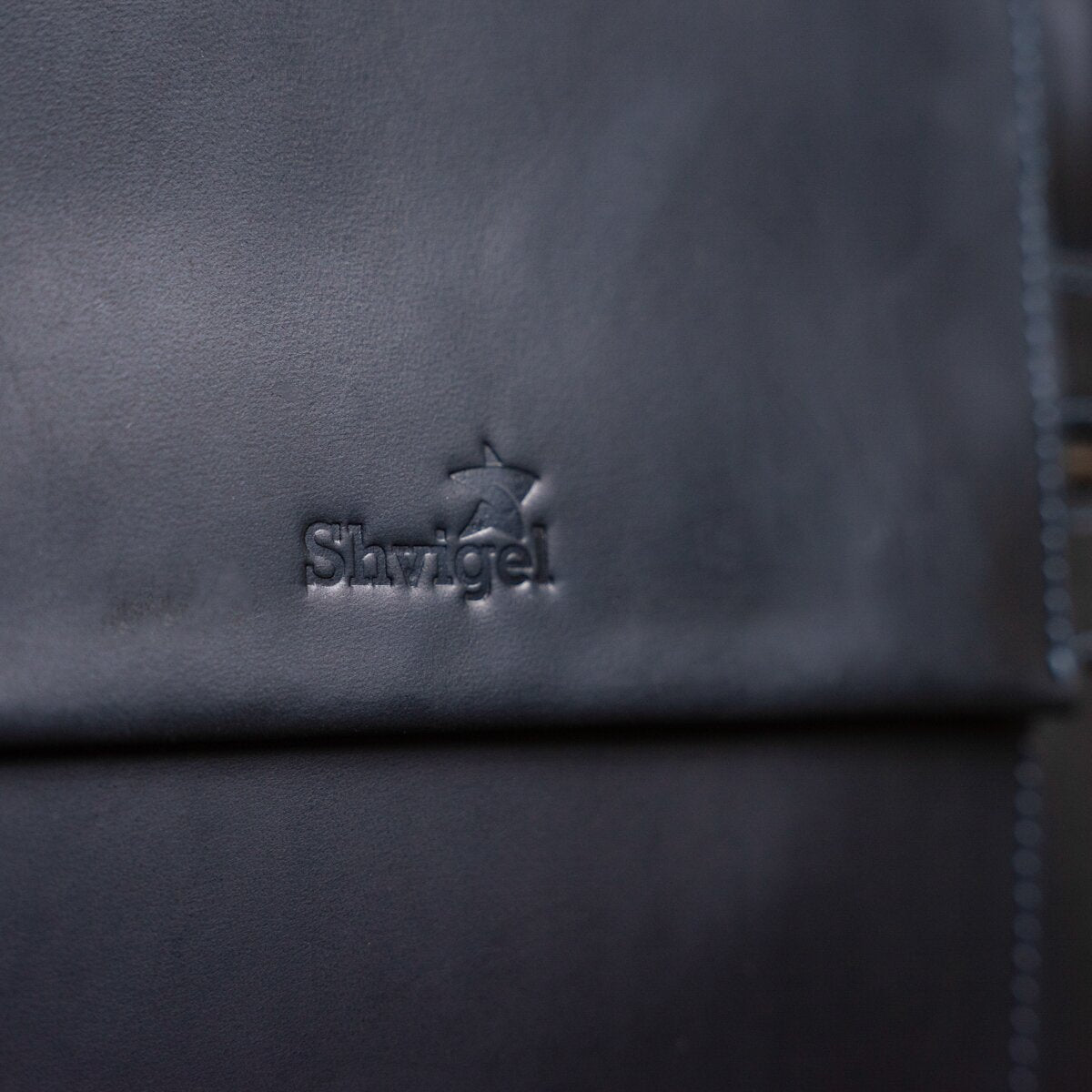 Men's Leather Bag SHVIGEL 11096 Black Genuine Leather Made in Ukraine