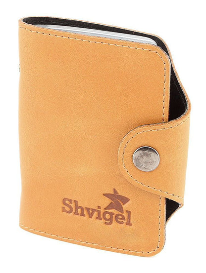 Handmade Leather Accessory Set by SHVIGEL, Item 10076, Natural Leather, Ukraine