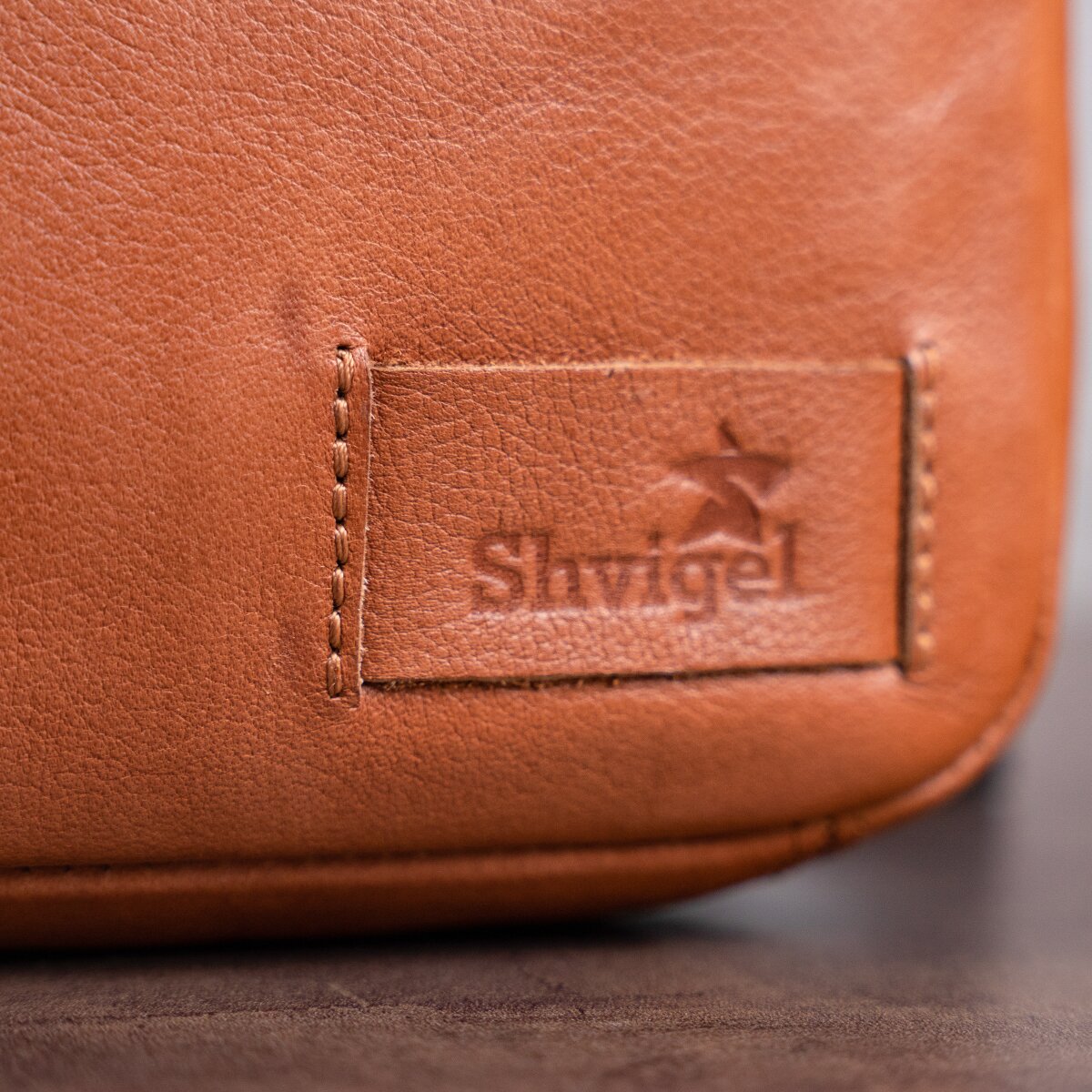 Leather Men's Bag SHVIGEL 19104 in Ruda Color – Made in Ukraine with Natural Leather