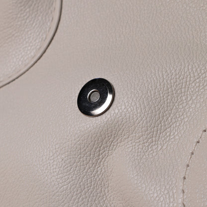 Stylish SHVIGEL Business Women's Leather Bag with Two Handles, Beige, Model 22830