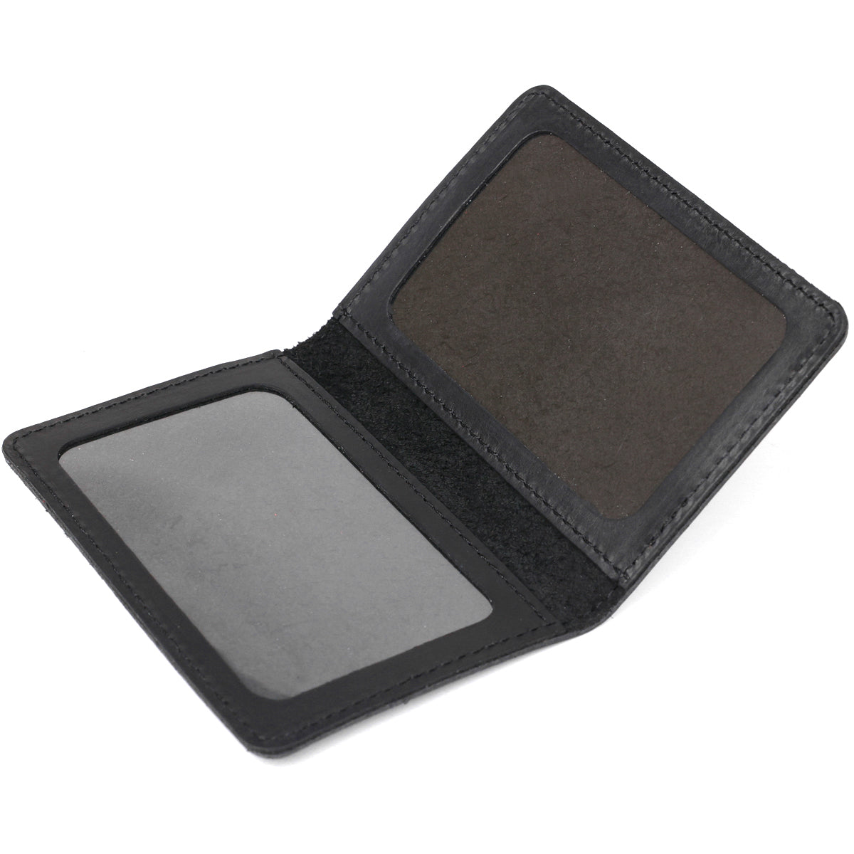 Leather ID Case SHVIGEL 13944 Black Natural Leather with Premium Quality Finish