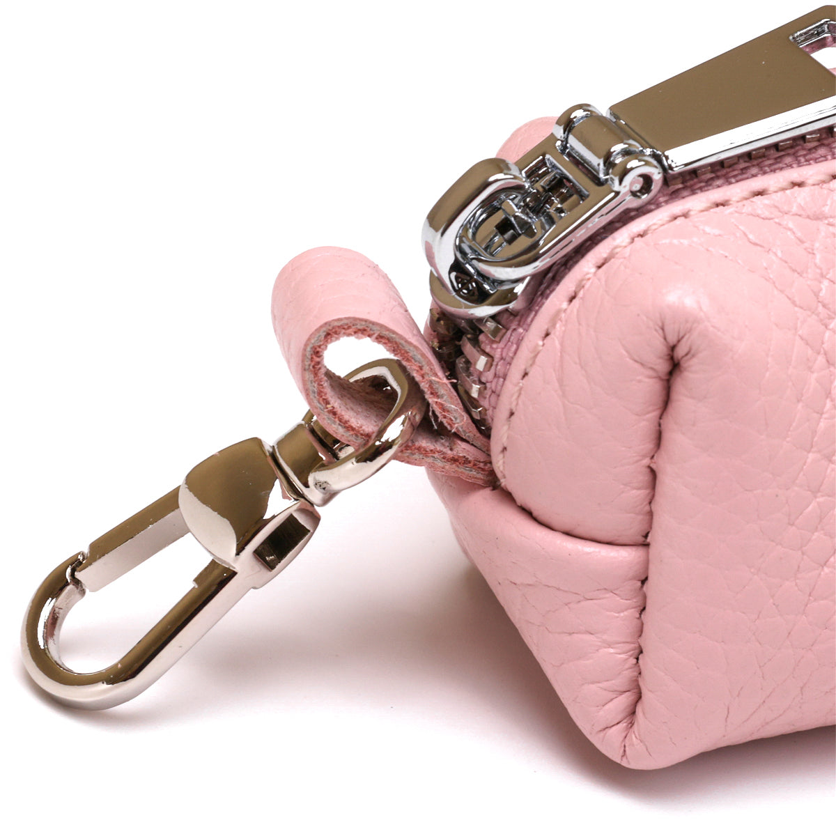 Stylish Women's Key Holder SHVIGEL 16538 Pink Genuine Leather for Keys