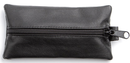 Spacious Leather Key Holder SHVIGEL 15203 Black Made in Ukraine with Natural Leather Material