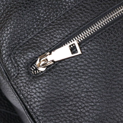Women's Leather Backpack SHVIGEL 16302 Black - Natural Leather, Ukrainian Craftsmanship